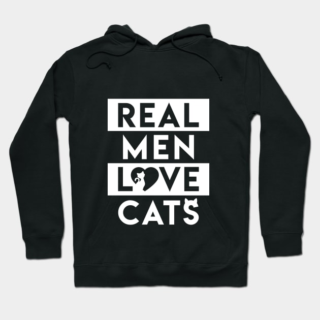 Real Men Love Cats Hoodie by mmoskon